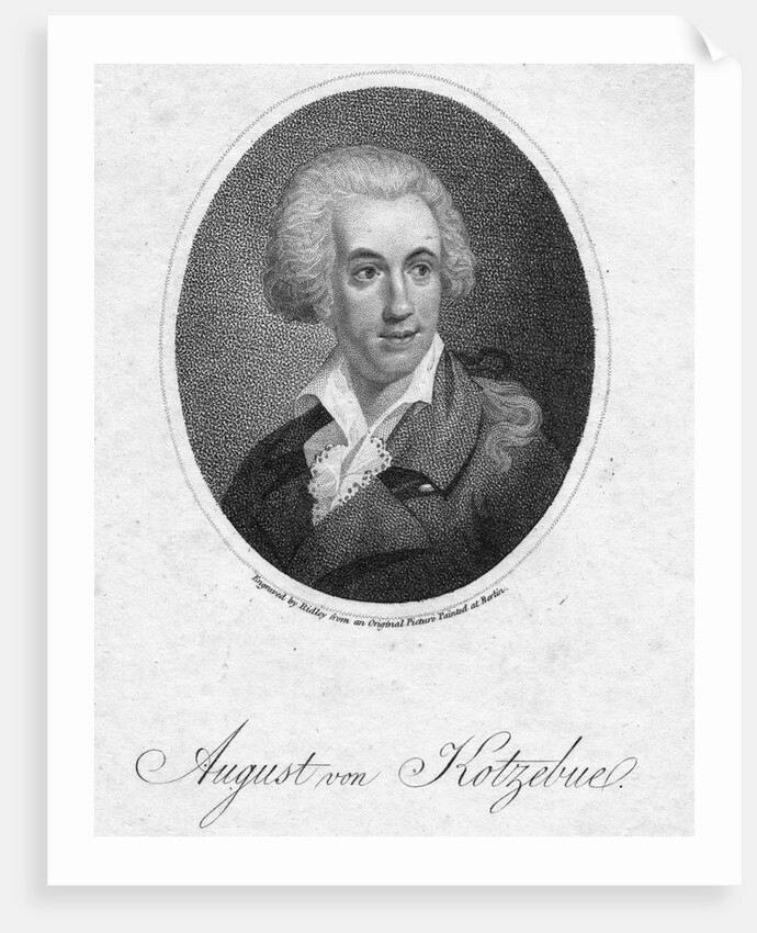 August Von Kotzebe by Anonymous