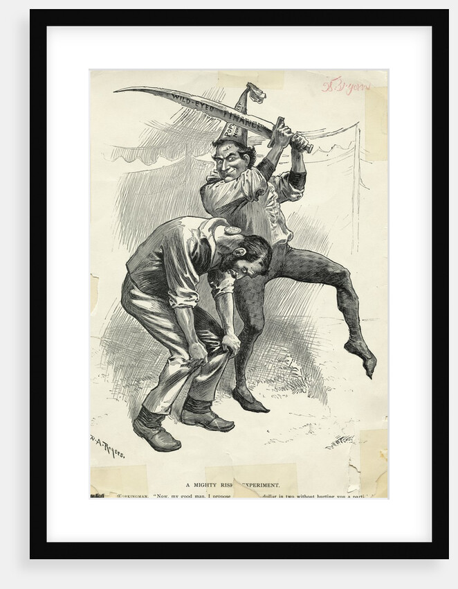 Caricature Of Candidate William Bryan by Anonymous