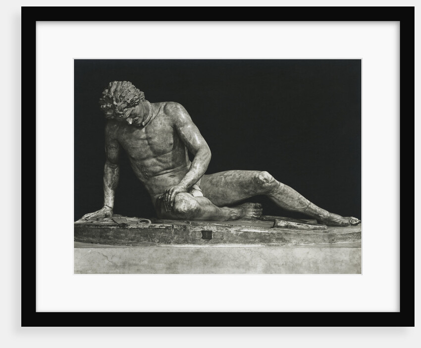 Sculpture of Man Partially Overcome by Anonymous