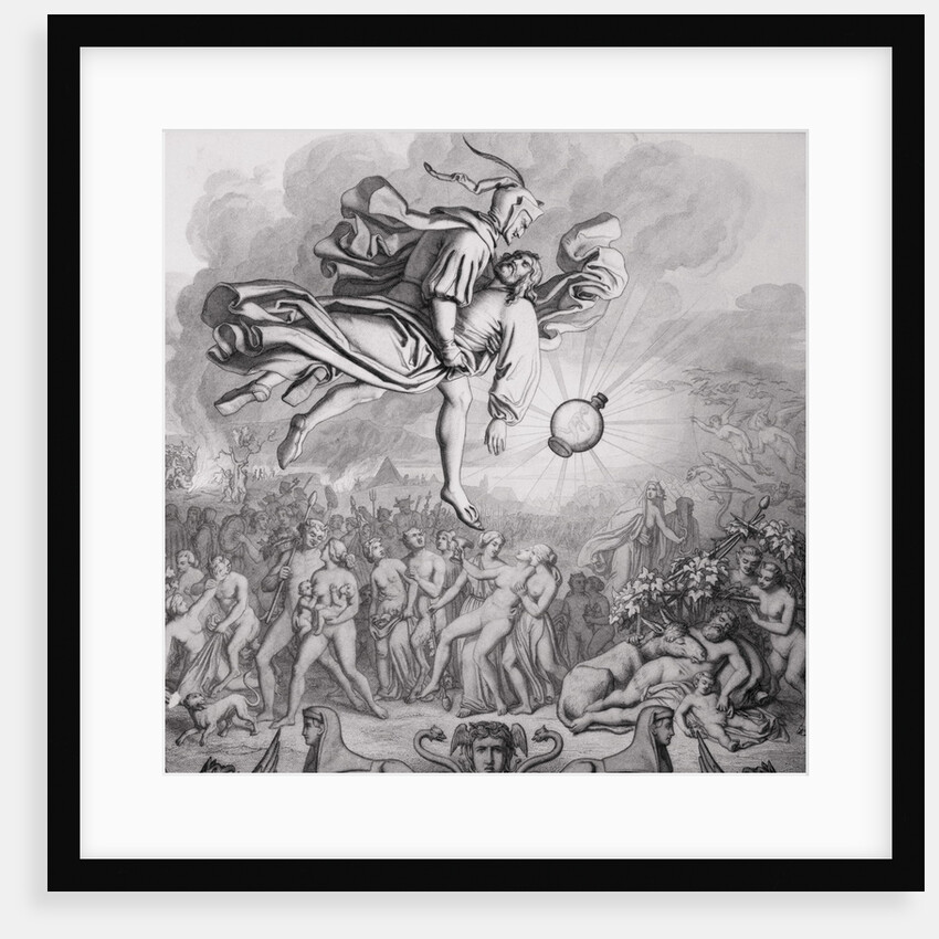 Characters in Outdoor Scene from Faust by Anonymous