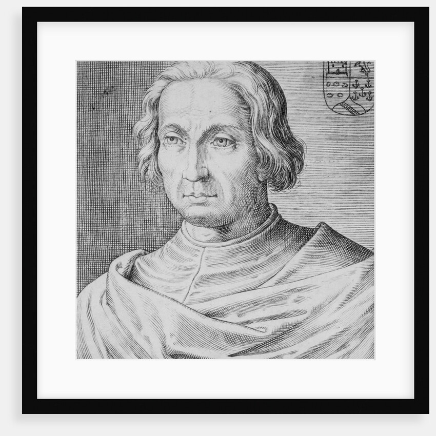 Portrait of Explorer Christopher Columbus by Anonymous