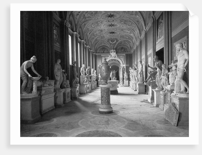 Statuary Gallery at the Vatican Museum by Anonymous
