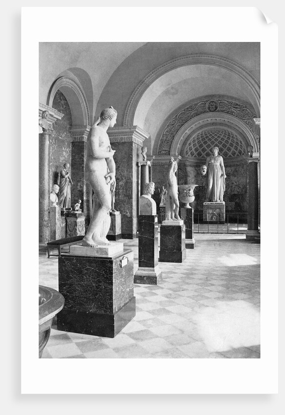 Statues of Gladiators in the Louvre Museum by Anonymous
