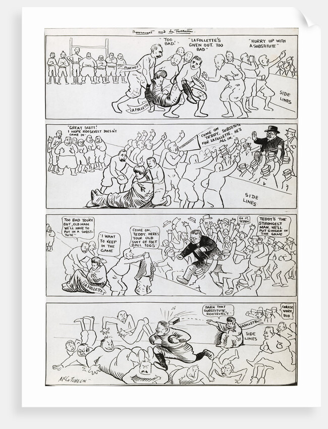 Cartoon Depicting Presidential Race by Anonymous
