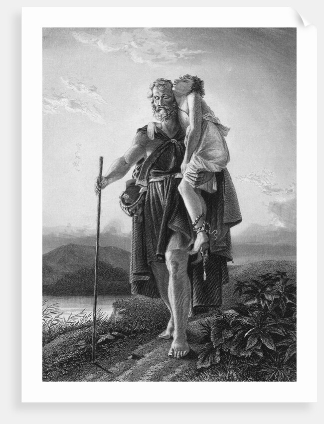 General Belisarius Rescuing Young Man by Anonymous