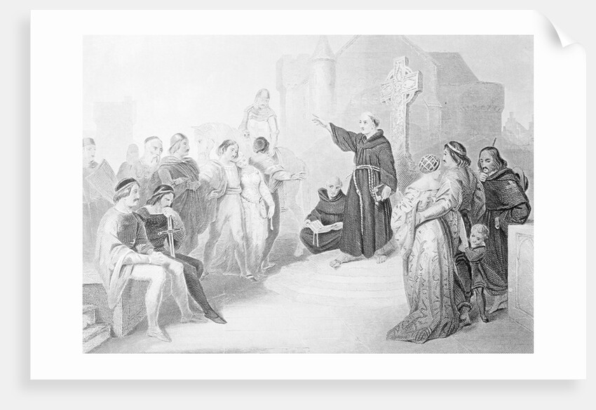 Priest Addressing Soldiers by Anonymous