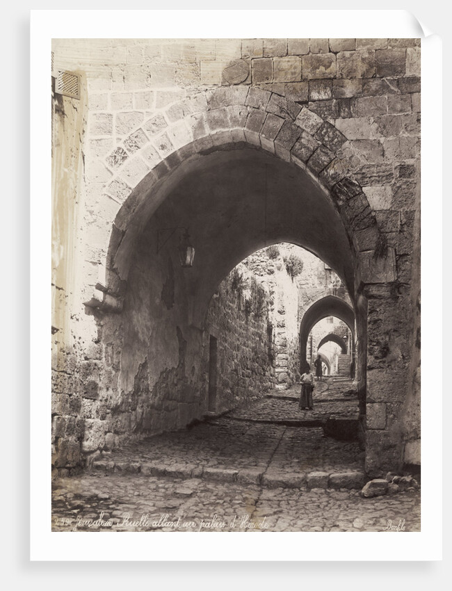 Pathway Leading to Palace of Herod by Anonymous