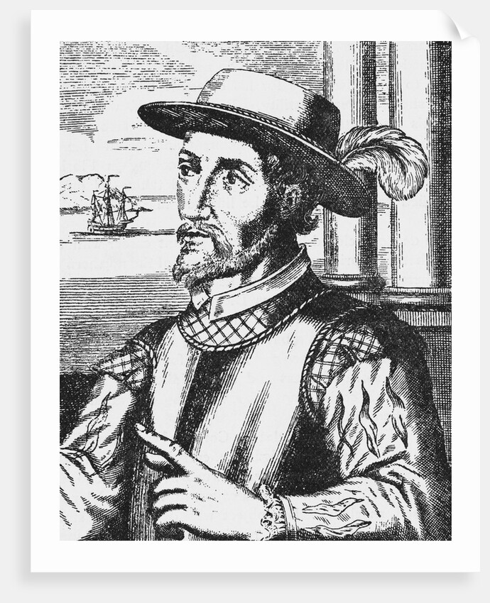 Portrait of Spanish Explorer Juan Ponce De Leon by Anonymous