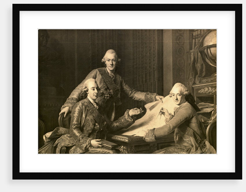 King Gustav III of Sweden with Brother Carl XIII by Anonymous