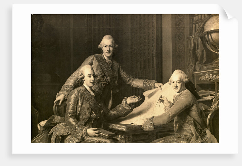 King Gustav III of Sweden with Brother Carl XIII by Anonymous