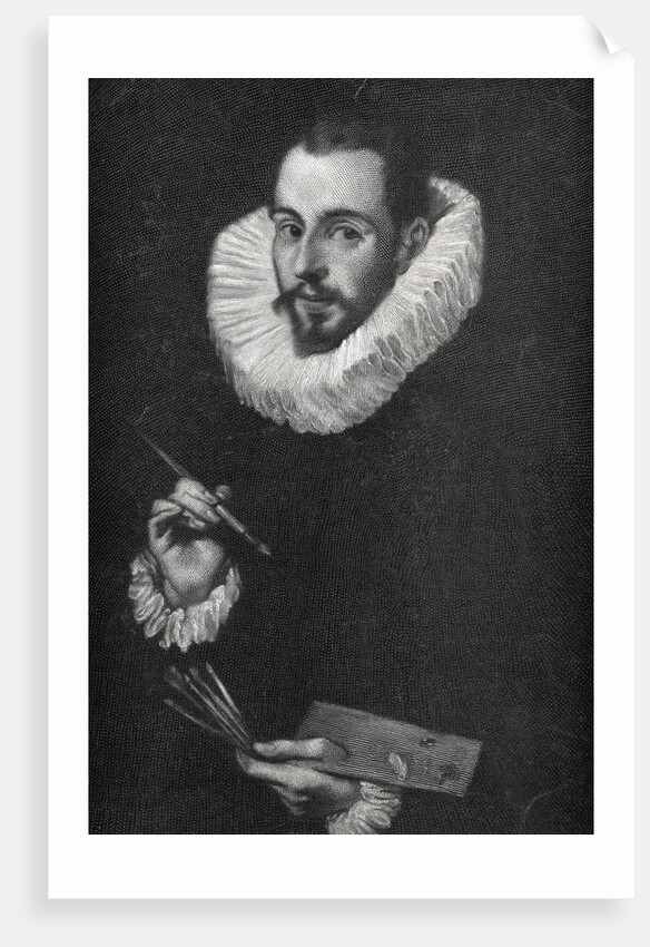 Portrait of Spanish Artist El Greco by Anonymous