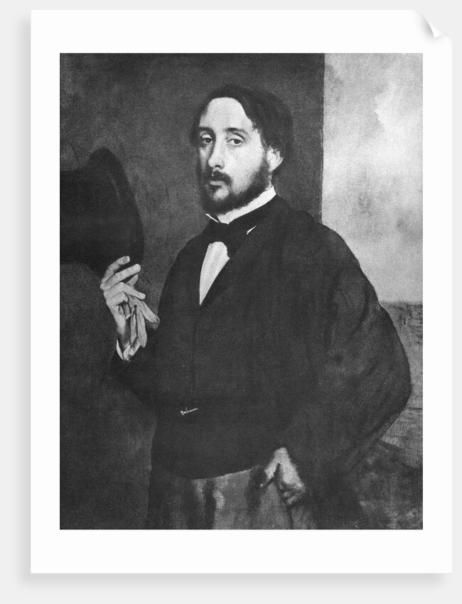 Self-Portrait of Impressionist Painter Edgar Degas by Anonymous