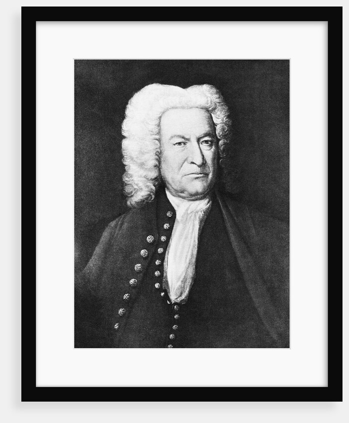Johann Sebastian Bach in Stern Pose by Anonymous