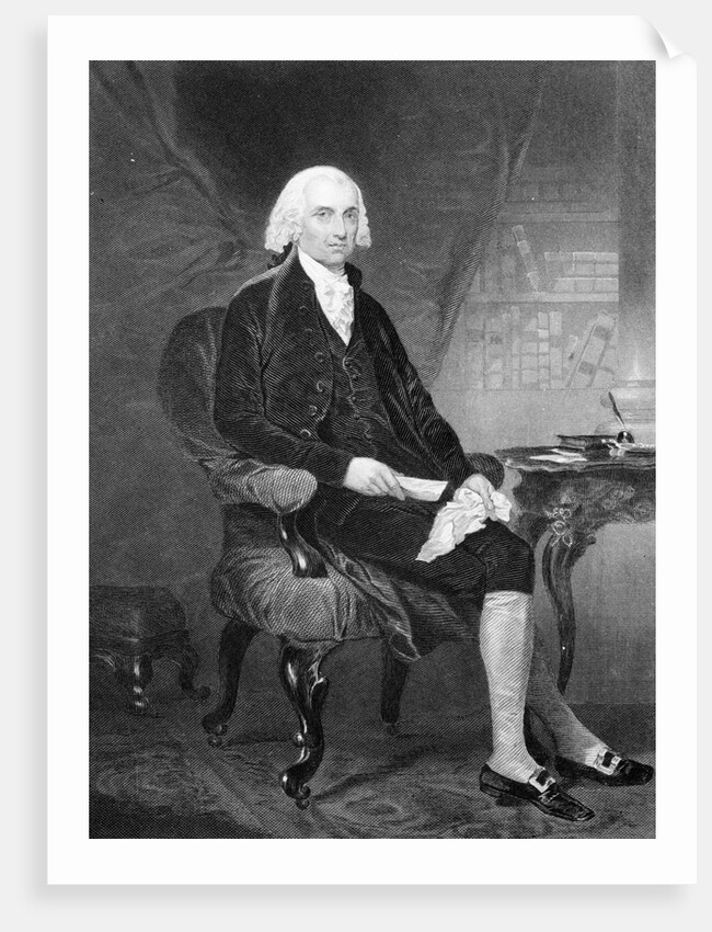 Portrait of President James Madison by Anonymous