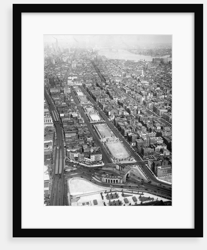 View of New York City from Canal Street by Anonymous
