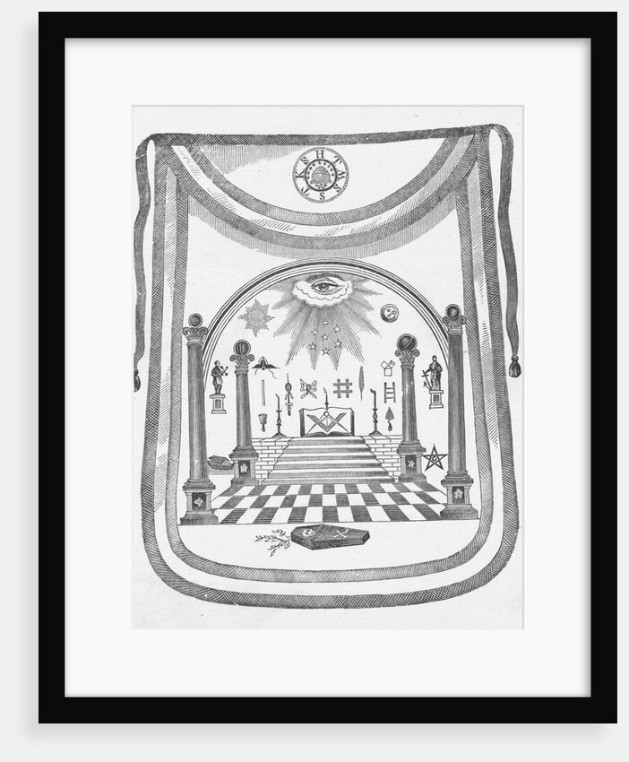 Masonic Apron Presented to George Washington by Anonymous