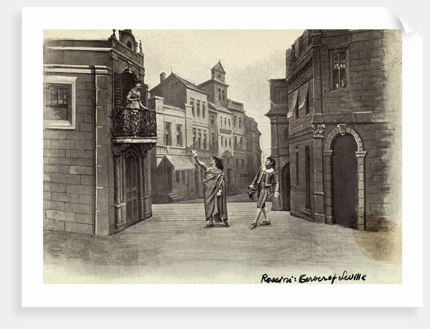 Scene from The Barber of Seville by Anonymous