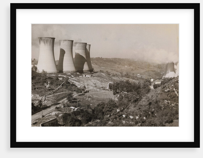 Power Plant on Hillside by Anonymous