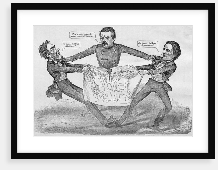 The Union Must be Preserved at All Hazards Political Cartoon by Anonymous
