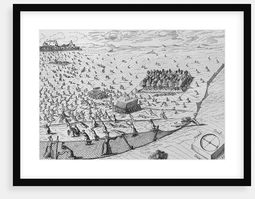 Illustration of Battle of Breitenfield by Anonymous