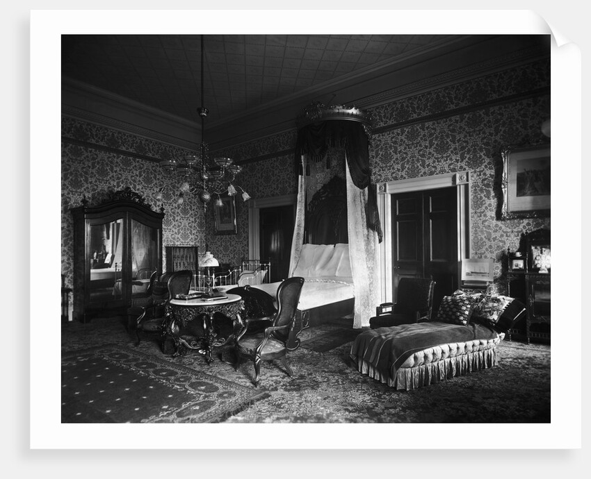 White House Bedroom During Cleveland's Presidency by Anonymous