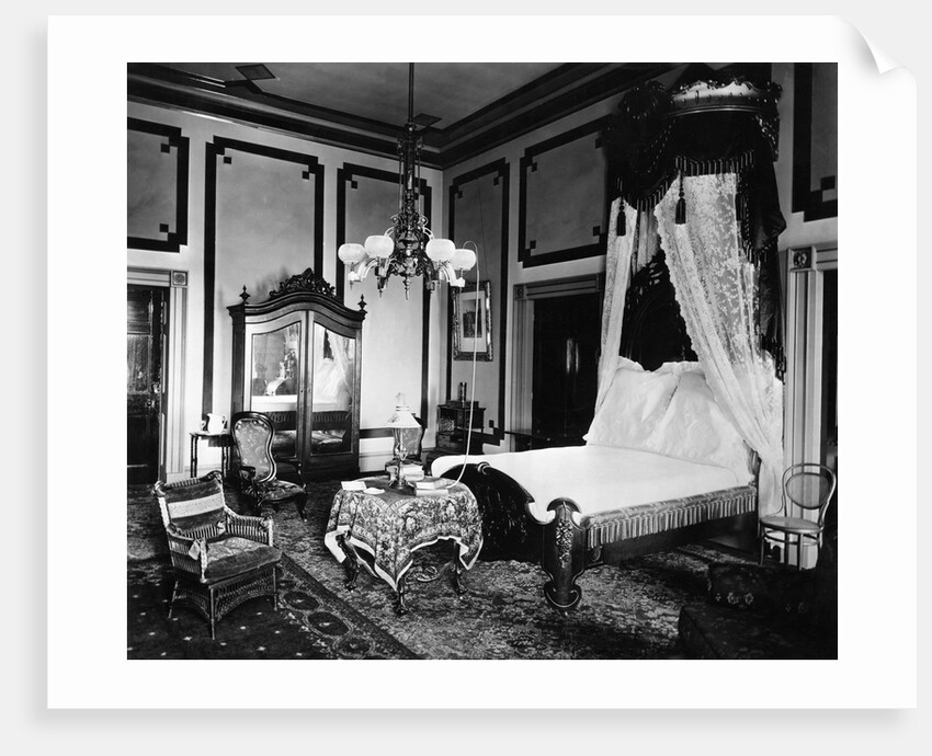 Lincoln Bedroom in White House by Anonymous