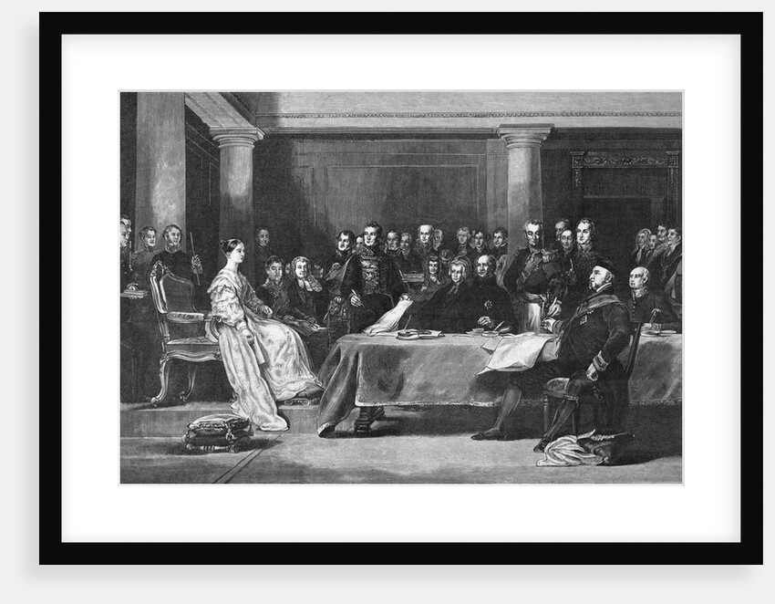 Queen Victoria and Council in Conference by Anonymous