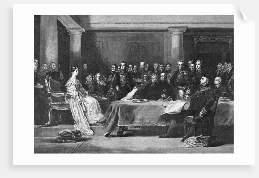 Queen Victoria and Council in Conference by Anonymous