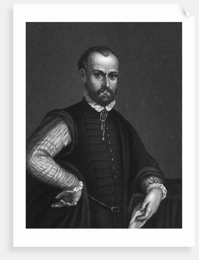 Portrait of Angl Machiavelli with Hand on Hip by Anonymous