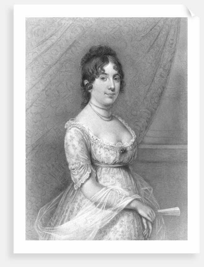 Portrait of the Wife of President James Madison by Anonymous