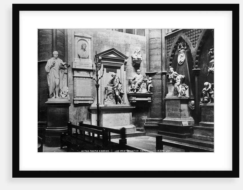 Poet's Corner in Westminster Abbey by Anonymous