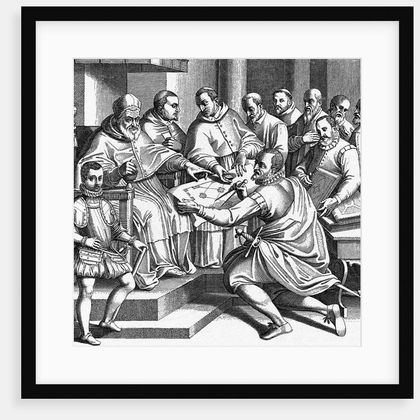 Pope Sixtus V with Architects by Anonymous