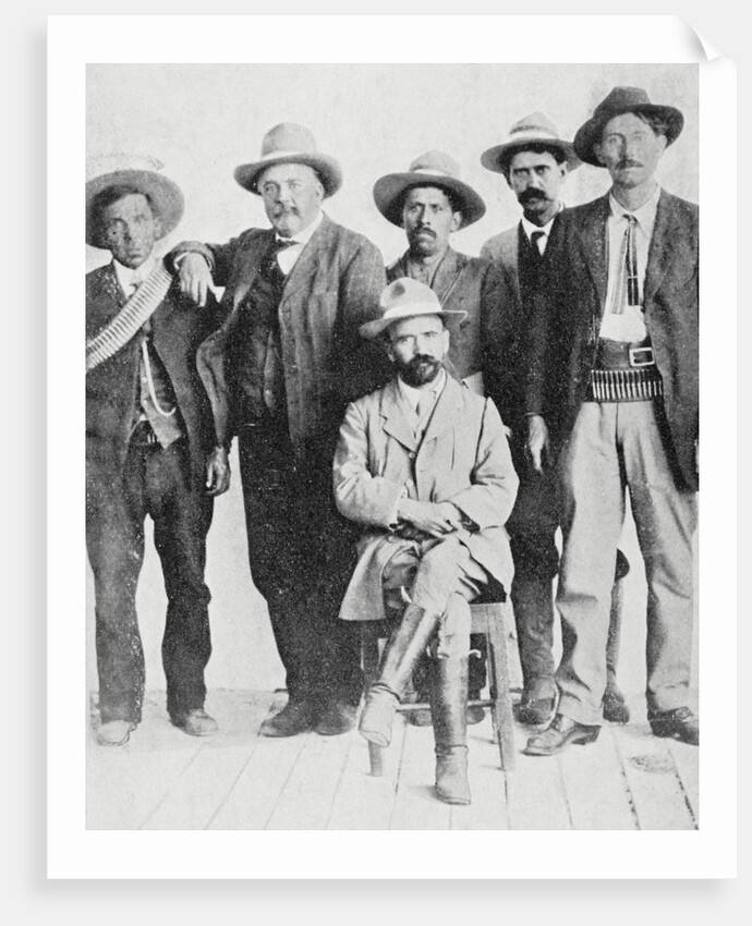 Revolutionary Leader Francisco Madero and His Men by Anonymous