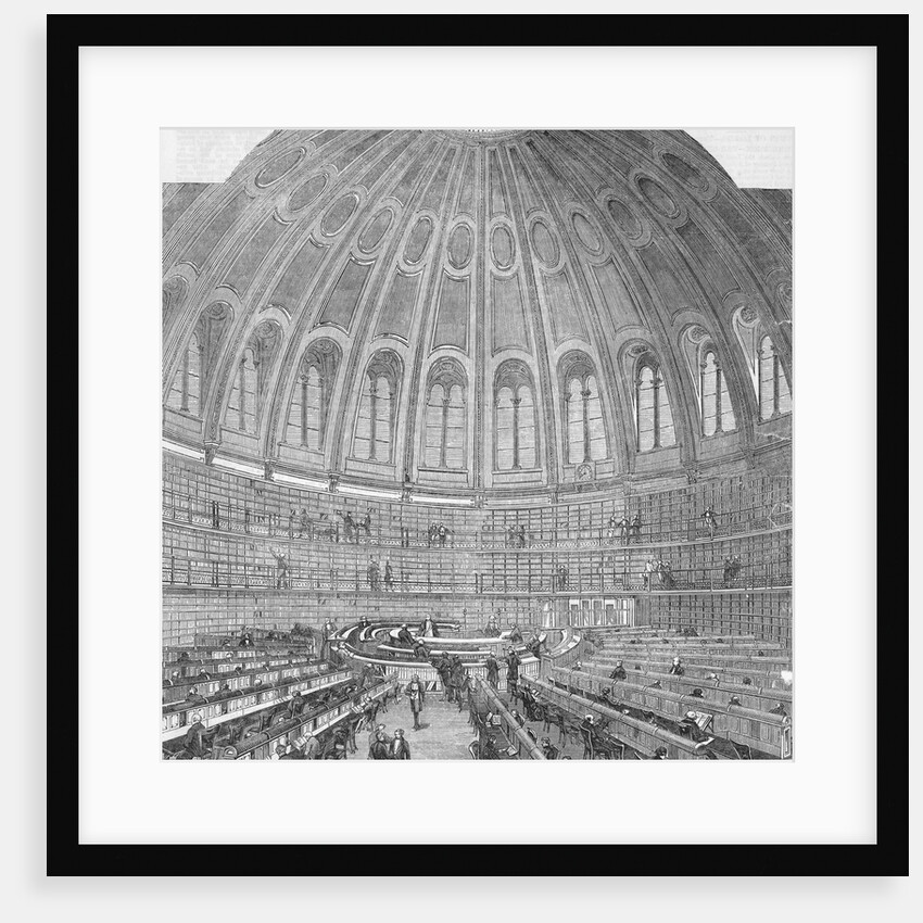 British Museum Reading Room by Anonymous