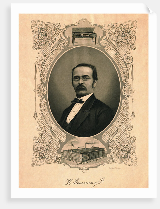 Portrait of Henry Steinway by Anonymous