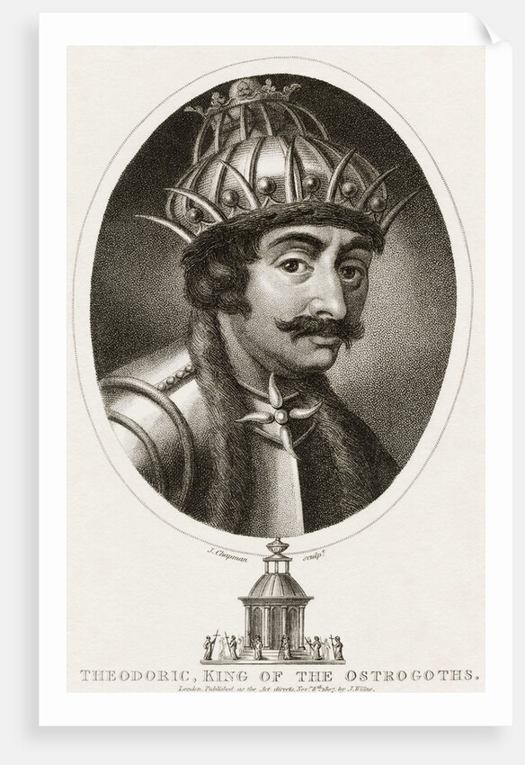 King Theodoric Wearing His Crown by Anonymous