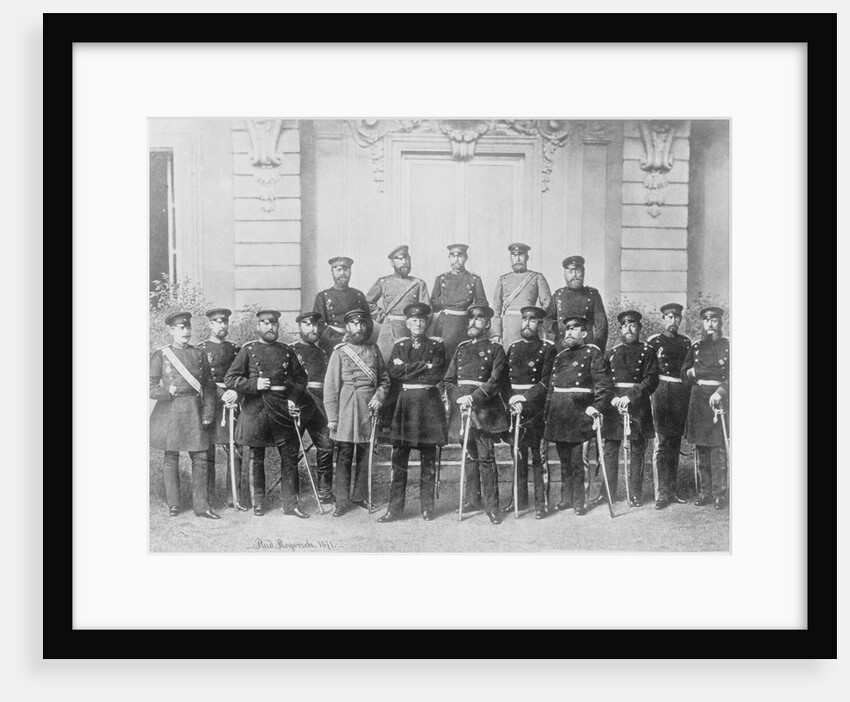 Soldiers Posing for Camera by Anonymous