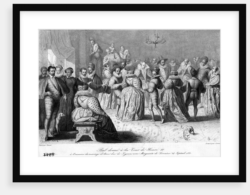 Sixteenth Century Ballroom Scene by Anonymous