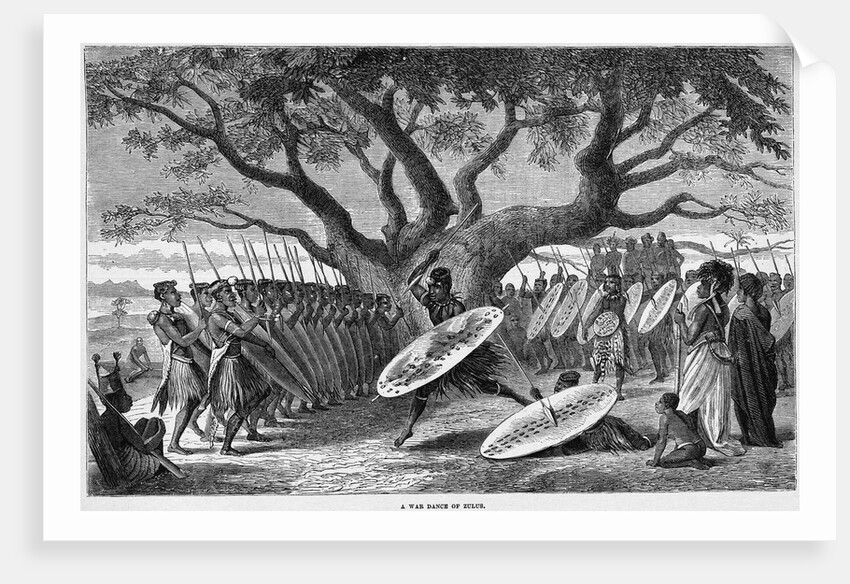 War Dance of the Zulu Tribe by Anonymous