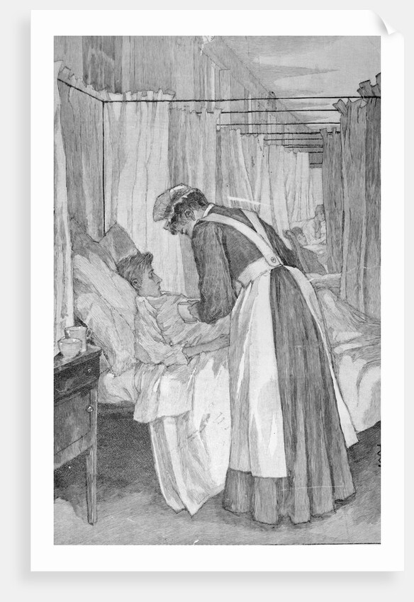 Nurse Helping Sick Patient by Anonymous