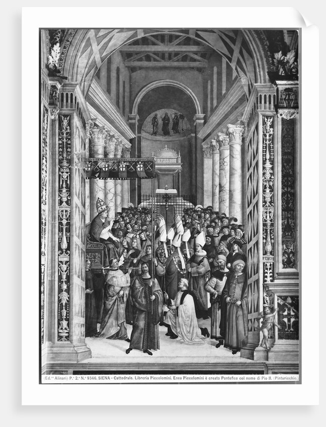 The Ordination of Pope Pius II by Anonymous