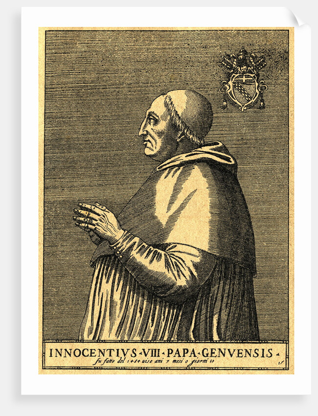 Pope Innocent VIII in Prayer by Anonymous
