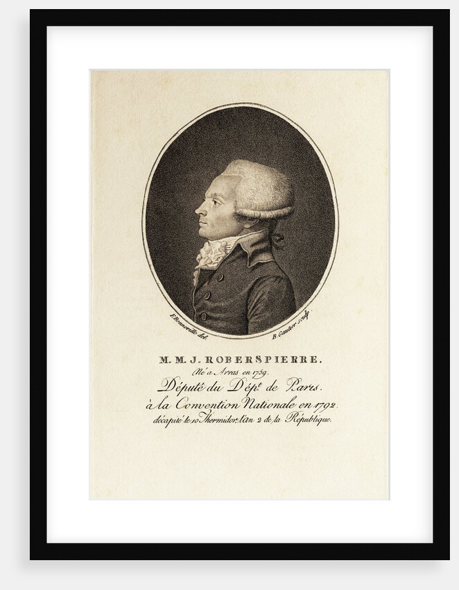 Profile Of Revolutionary Robespierre by Anonymous