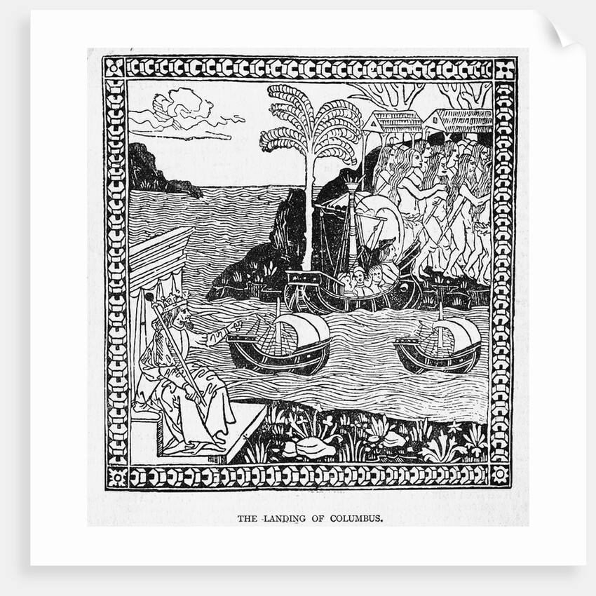Columbus Lands in the New World by Anonymous