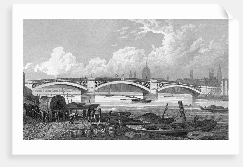 London's Southwark Bridge by Anonymous
