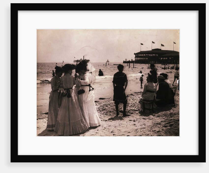 Coney Island Beach ca. 1900 by Anonymous