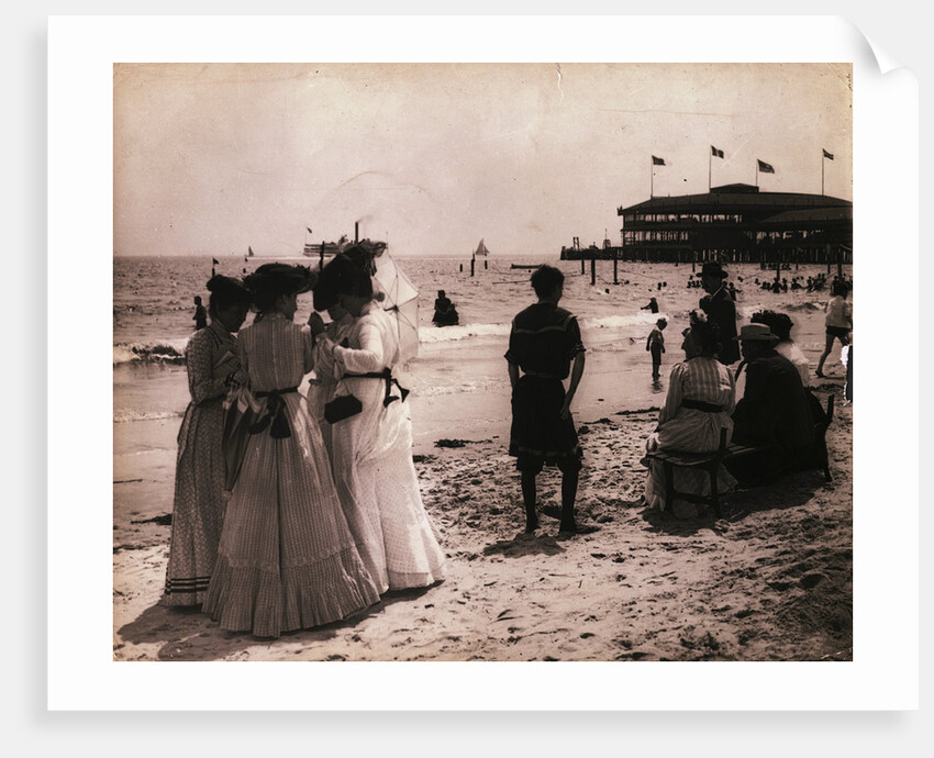 Coney Island Beach ca. 1900 by Anonymous