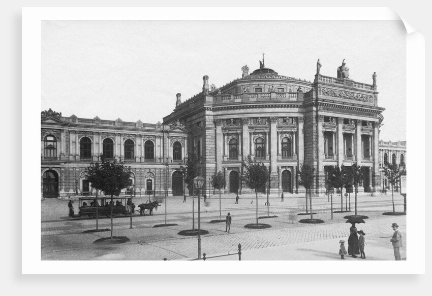 Exterior View of Burgtheater by Anonymous