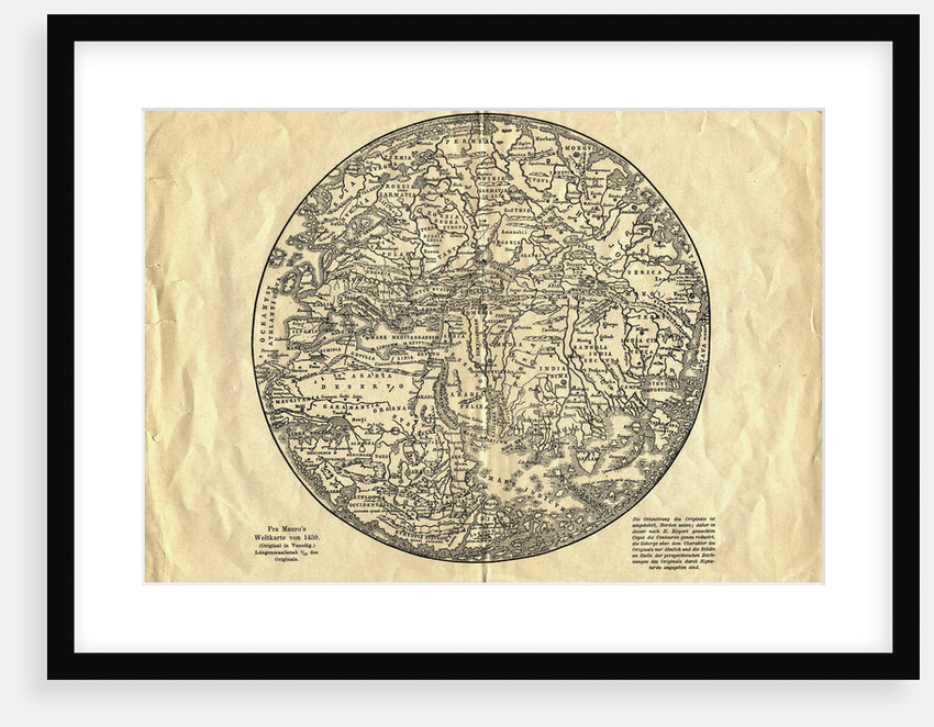 Fra Mauro's World Map by Anonymous