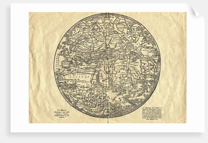 Fra Mauro's World Map by Anonymous